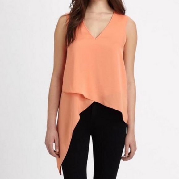 bcbgmaxazria asymmetrical top